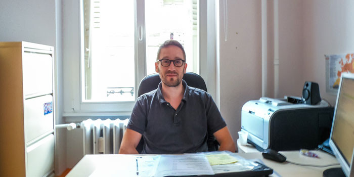 Alexis Moreau, assistant de service social à Strasbourg