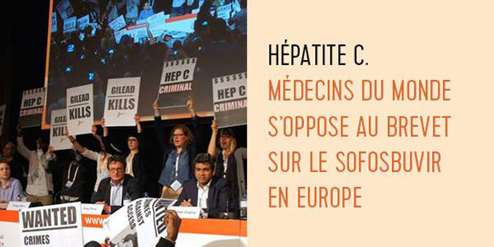 Non au brevet sur le sofosbuvir !