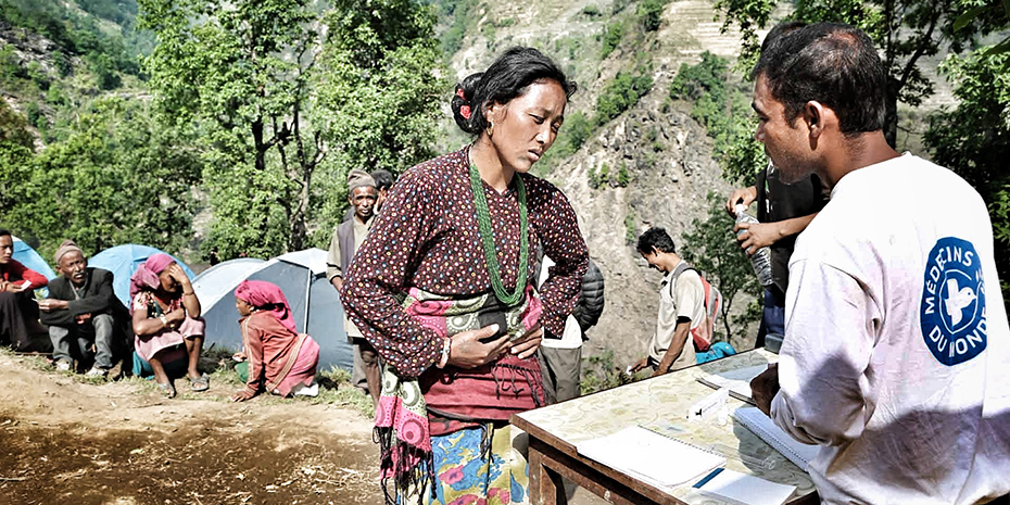 Les premières semaines de l’urgence au Népal