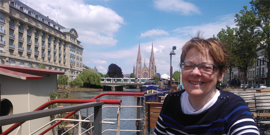 Christine Gollé, bénévole au CASO de Strasbourg