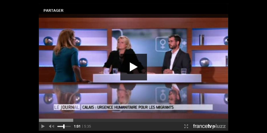 Quelle prise en charge sanitaire pour les migrants à Calais ? Françoise Sivignon sur France 5
