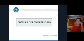 Clôture annuelle des comptes 2019 de MdM France