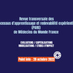 Pages de Revue transversale PARE – Présentation Point info 221028