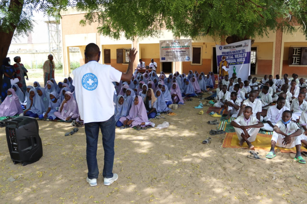 MHPSS sensitization session for school pupils - Shuari in Maiduguri