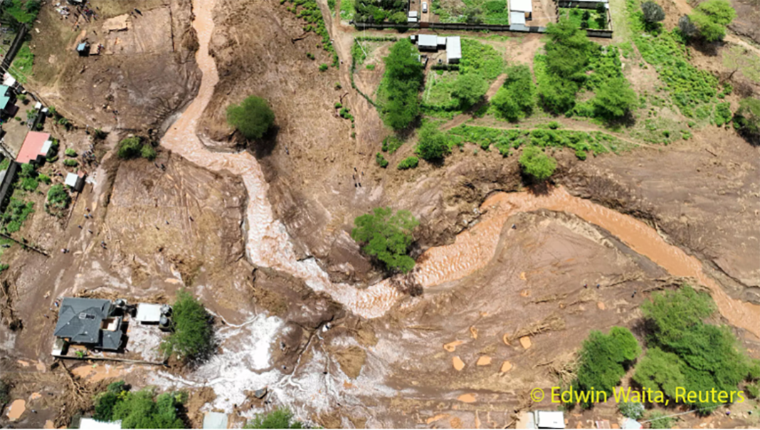 Inondations Kenya png boussole
